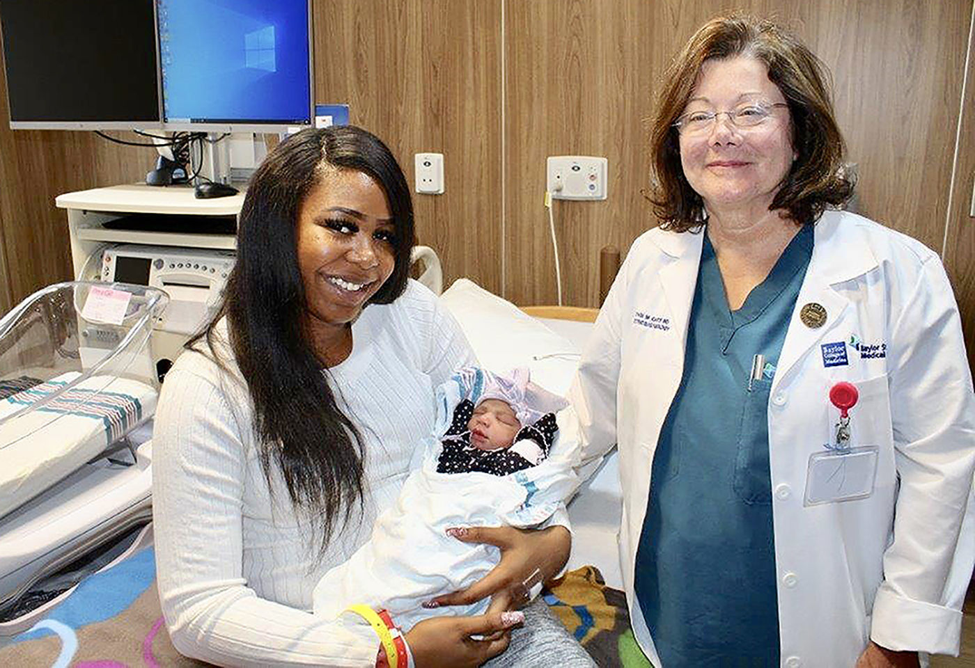 First baby at CHI in new center